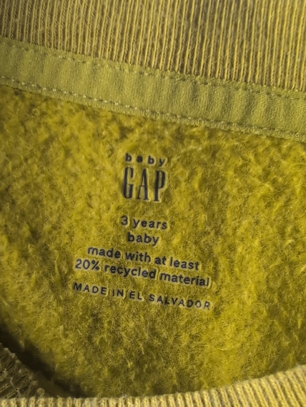 Gap Vintage Soft Sweatshirt 🥑 Avocado Oil - Picture 3 of 3